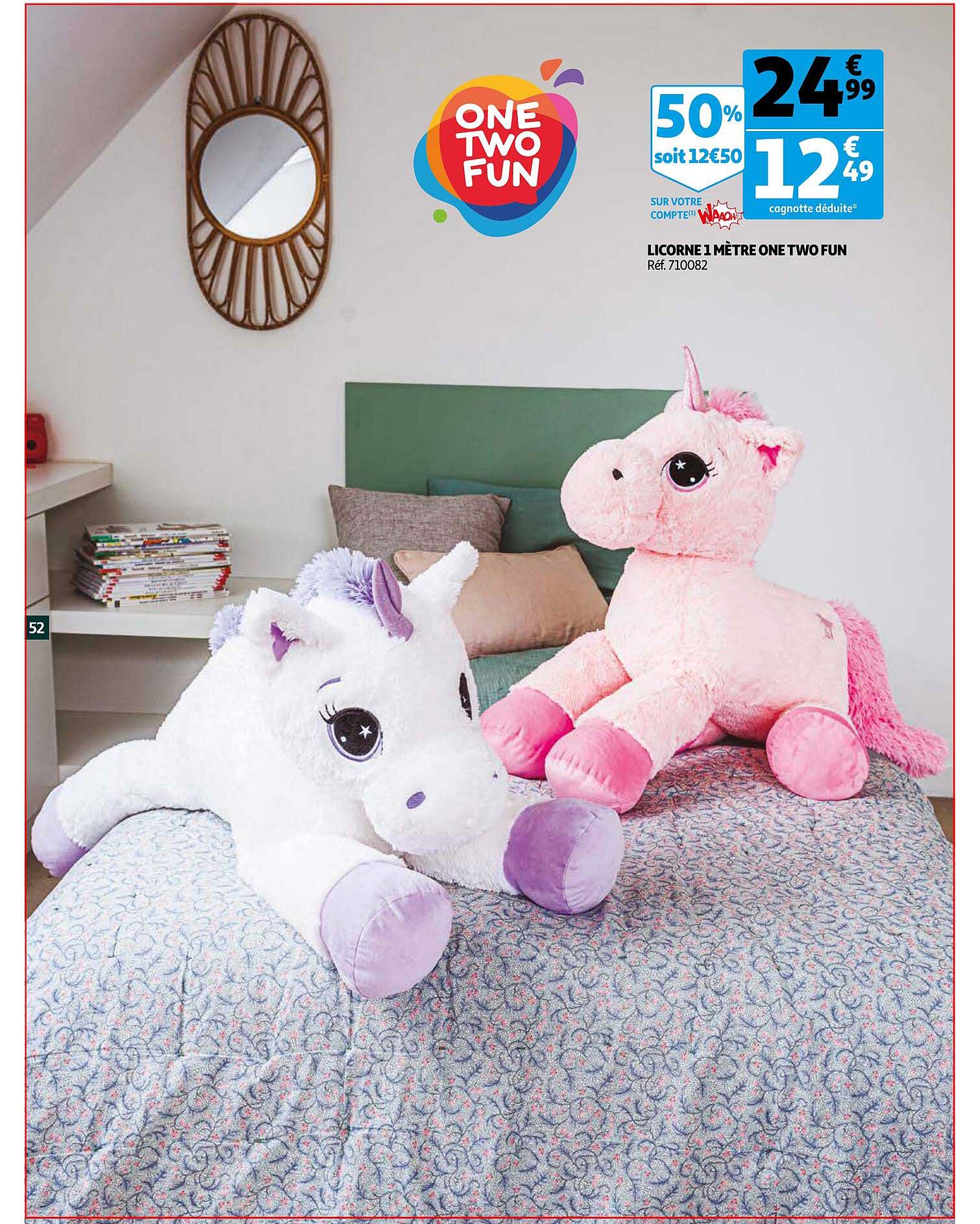 licorne 1 mètre one two fun