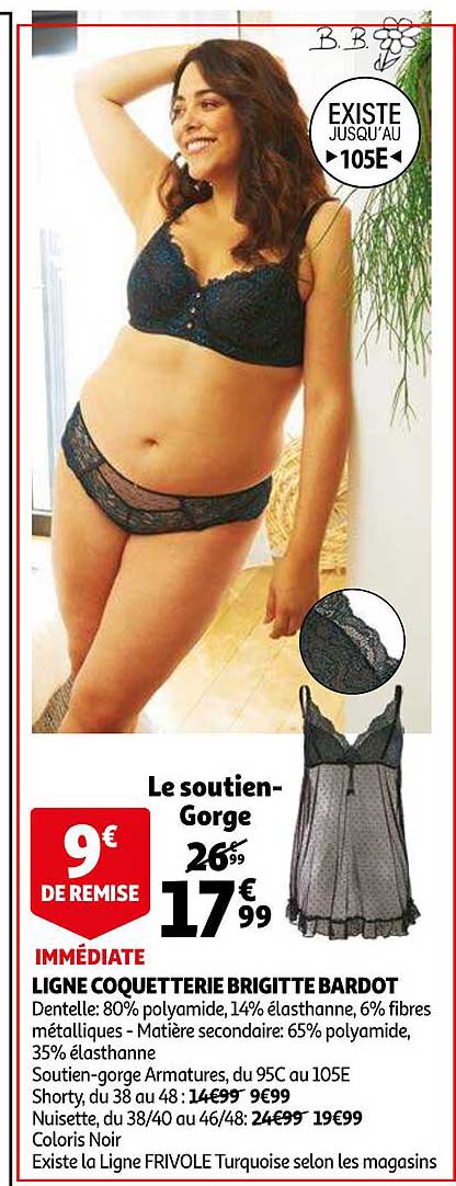 ligne coquetterie brigitte bardot