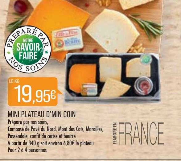 mini plateau d'min coin