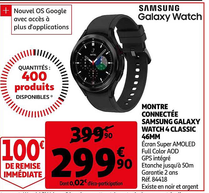 montre connectée samsung galaxy watch 4 classic 46mm
