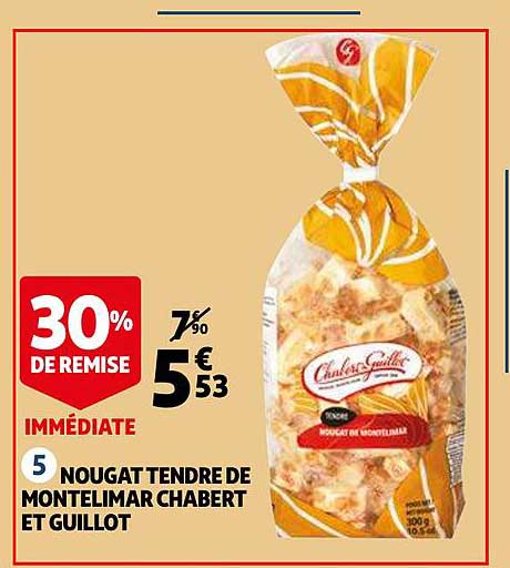 nougat tendre de montelimar chabert et guillot