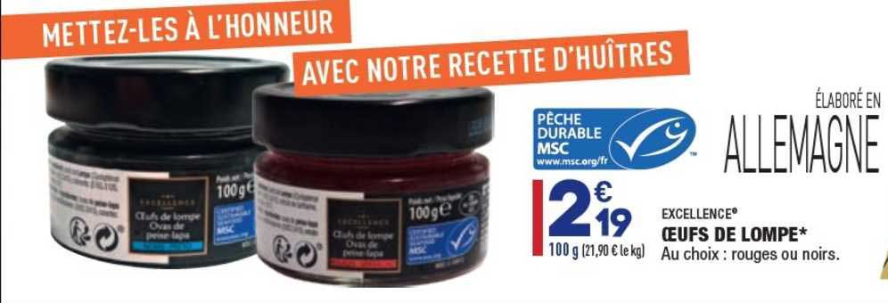 oeufs de lompe excellence