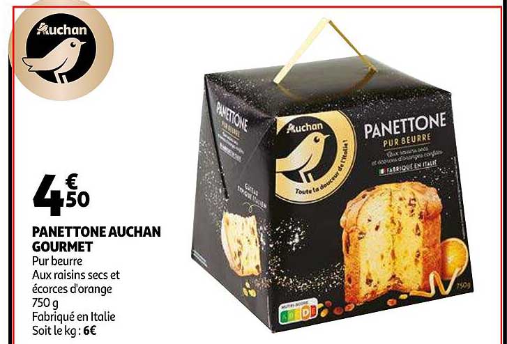 Panettone Auchan Gourmet
