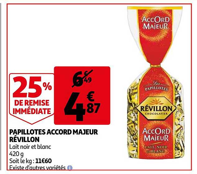papillotes accord majeur révillon