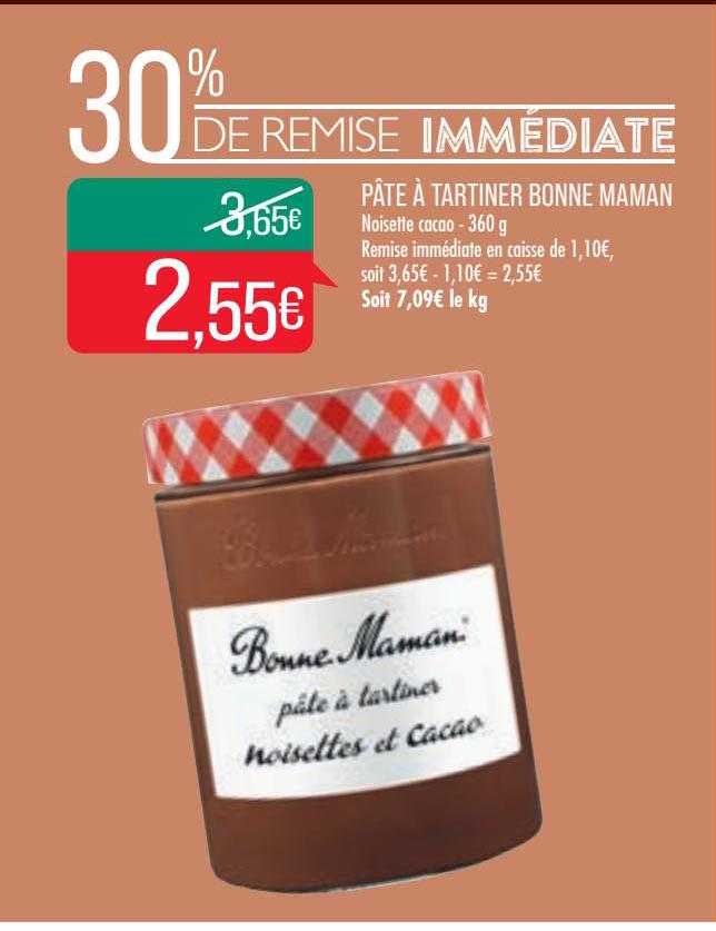 pâte à tartiner bonne maman