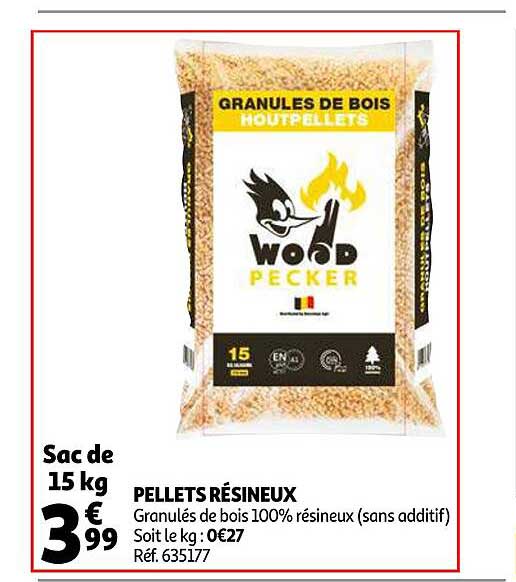 pellets résineux