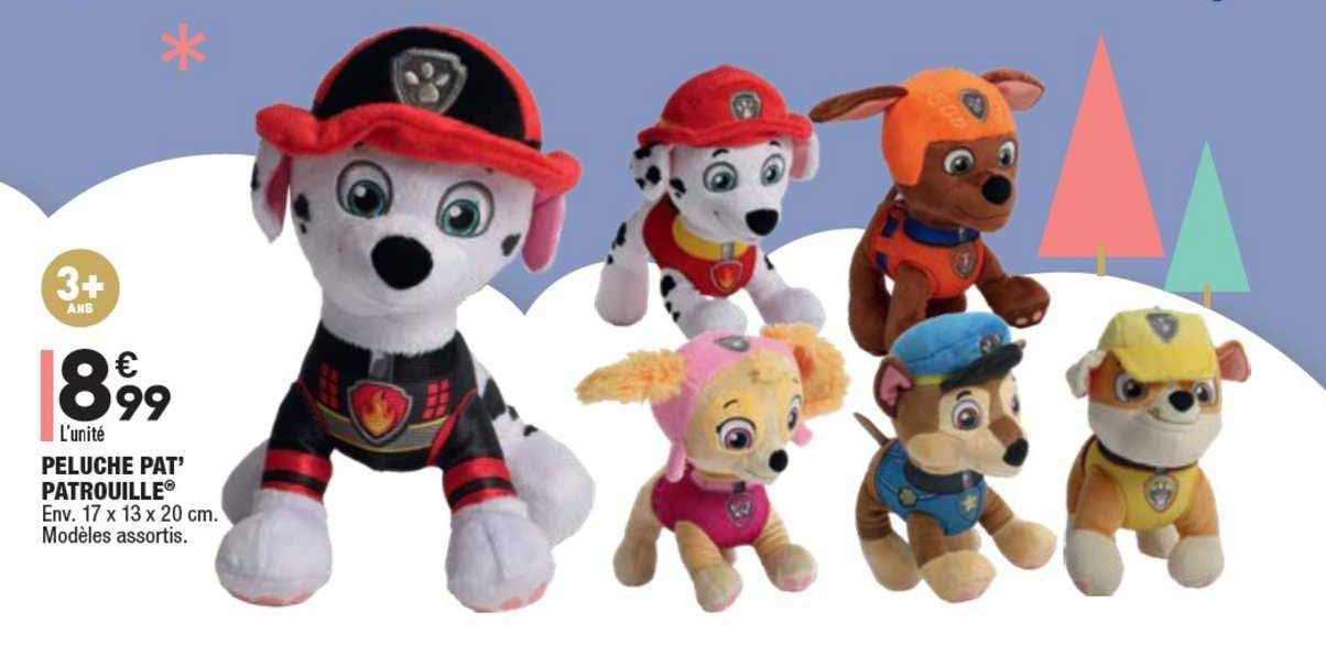 peluche pat' patrouille