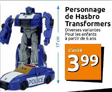personnage de hasbro transformers