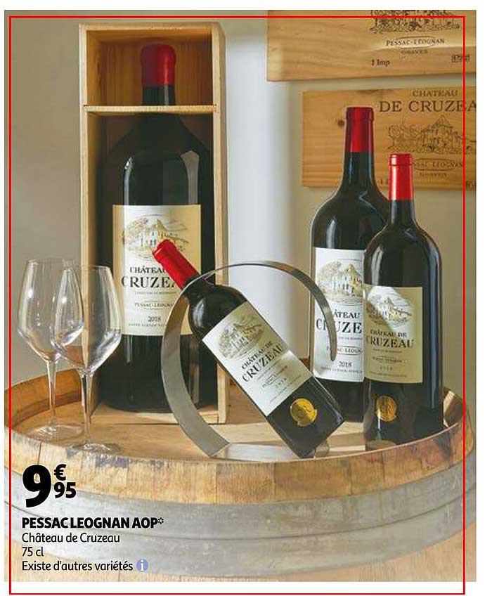 pessac leognan aop château de cruzeau