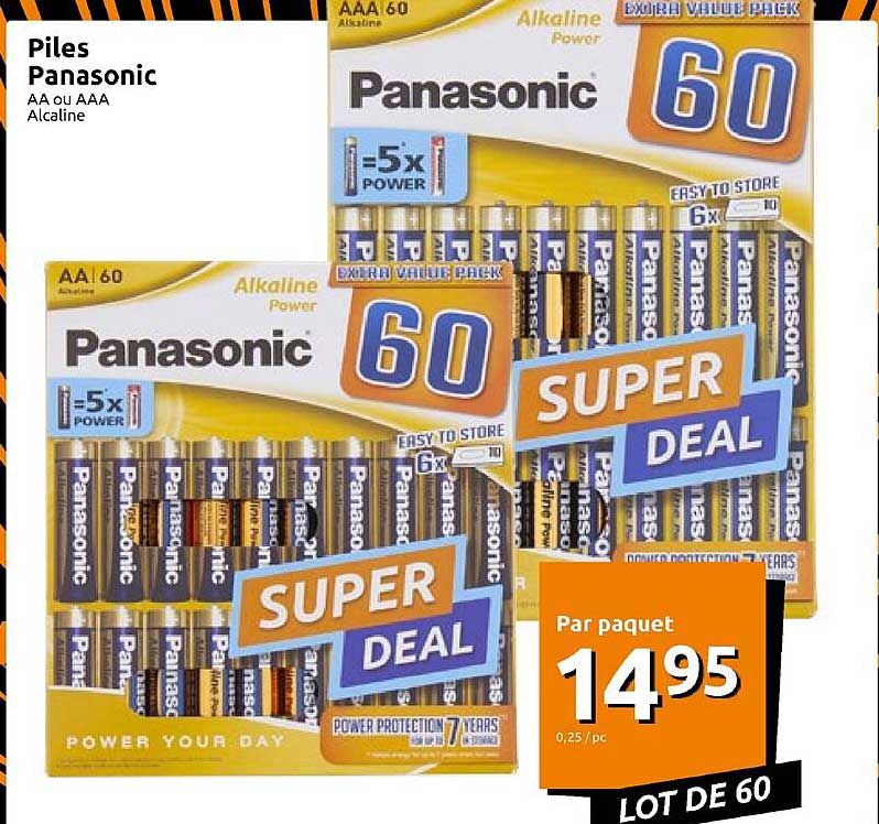 Piles Panasonic