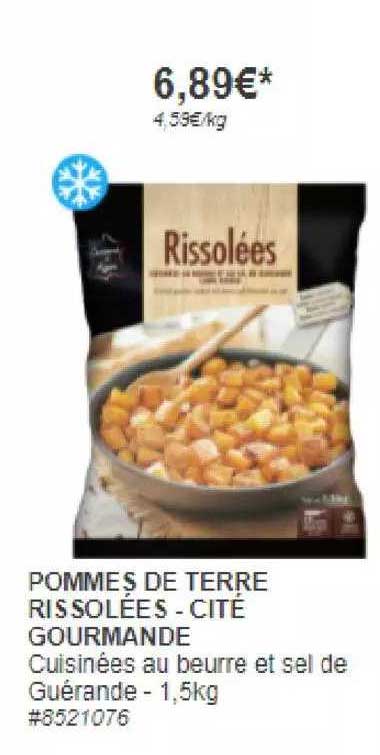 pommes de terre rissolées - cité gourmande