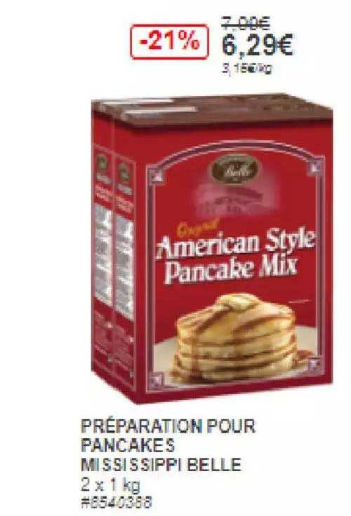 Préparation Pour Pancakes Mississippi Belle