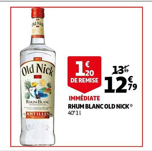 rhum blanc old nick