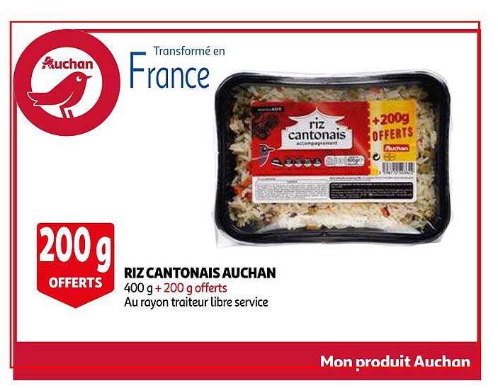 riz cantonais auchan
