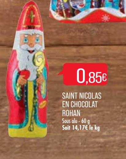 saint nicolas en chocolat rohan