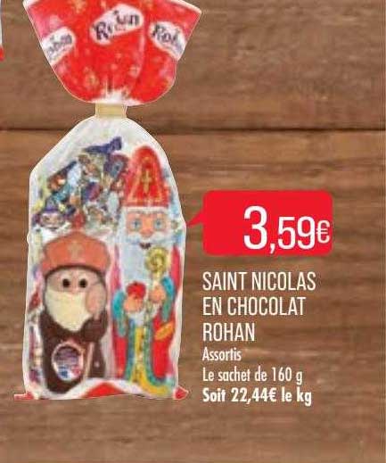 saint nicolas en chocolat rohan