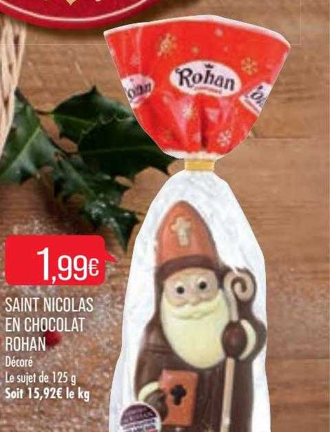 saint nicolas en chocolat rohan