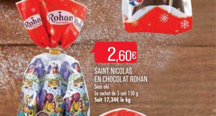 saint nicolas en chocolat rohan