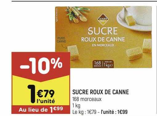 sucre roux de canne