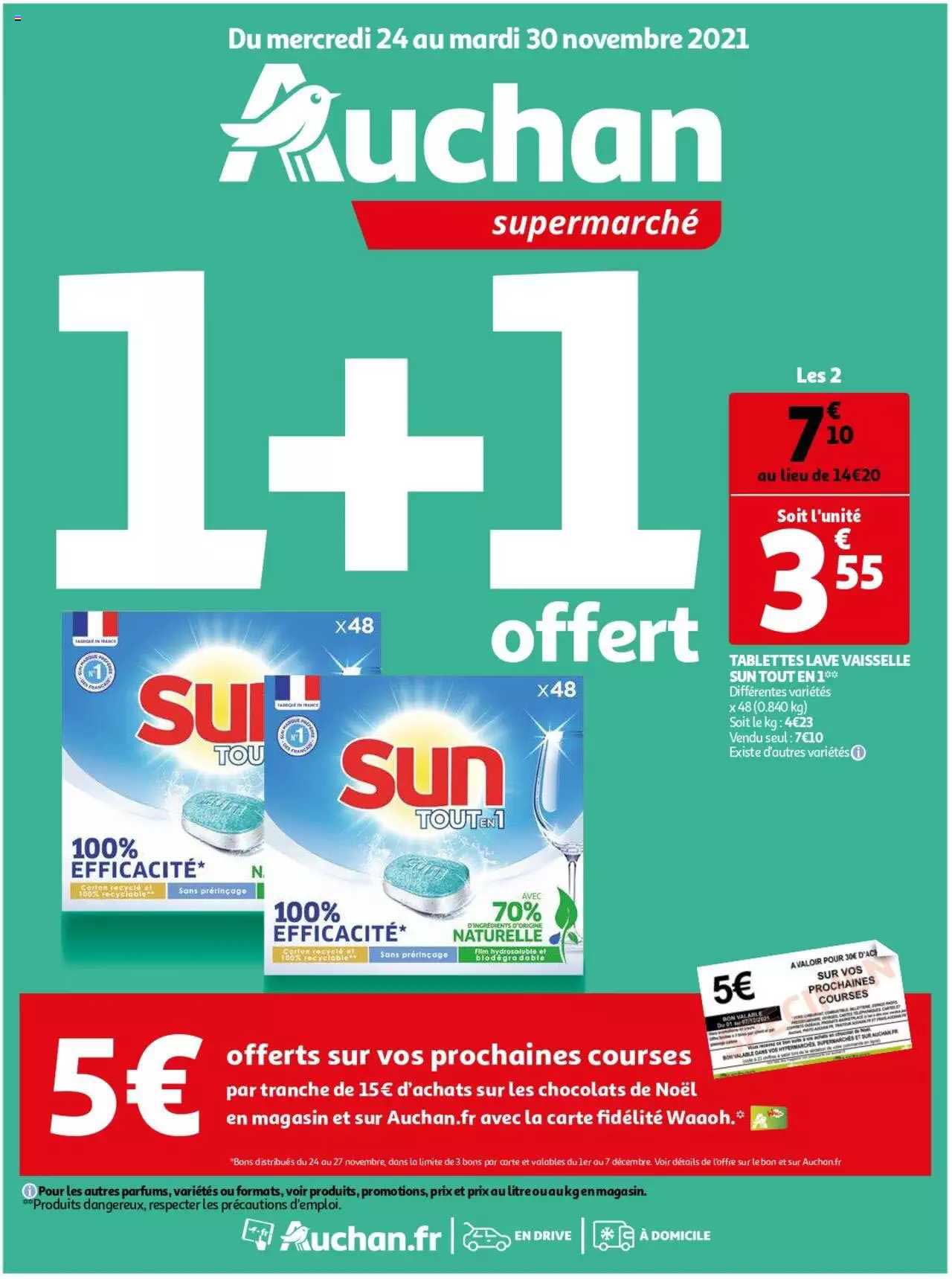 Tablettes Lave Vaisselle Sun Tout En 1