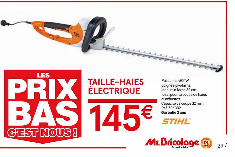 taille-haies électrique stihl