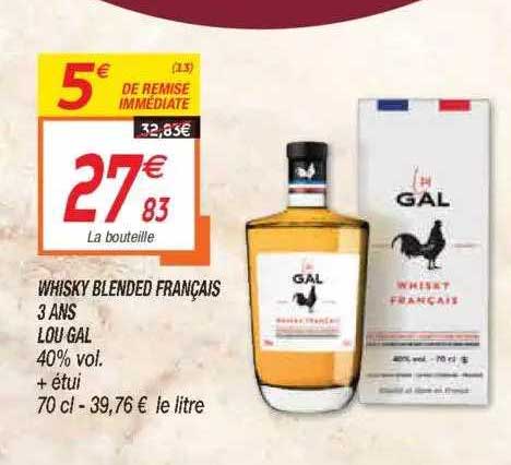 whisky blended français 3 ans lou gal