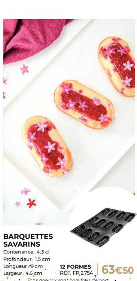 barquettes savarins