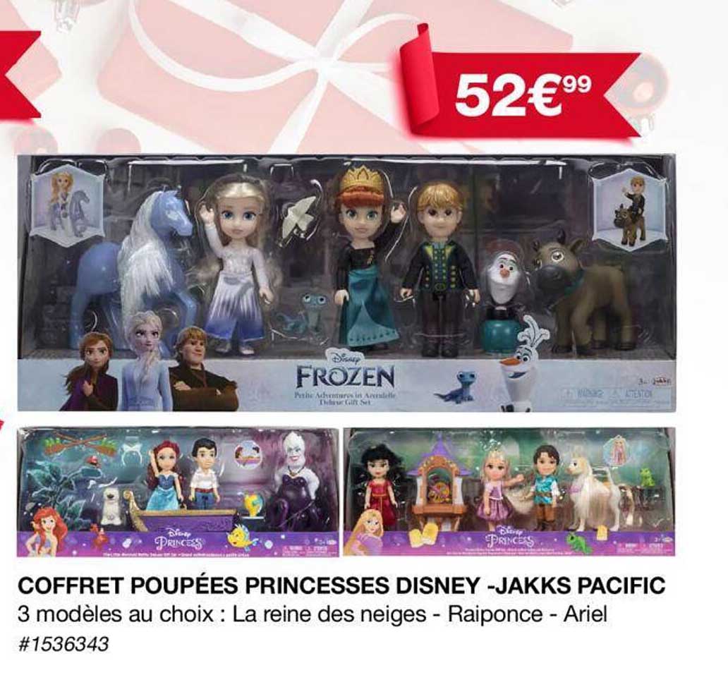 coffret poupées princesses disney - jakks pacific