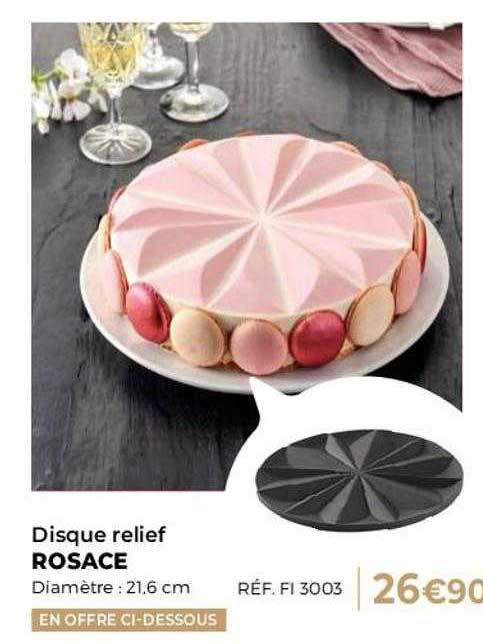 disque relief rosace