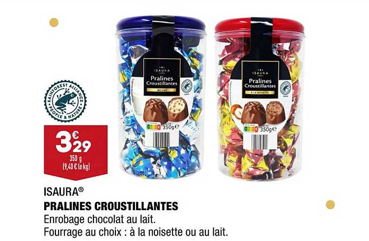 pralinés croustillantes isaura