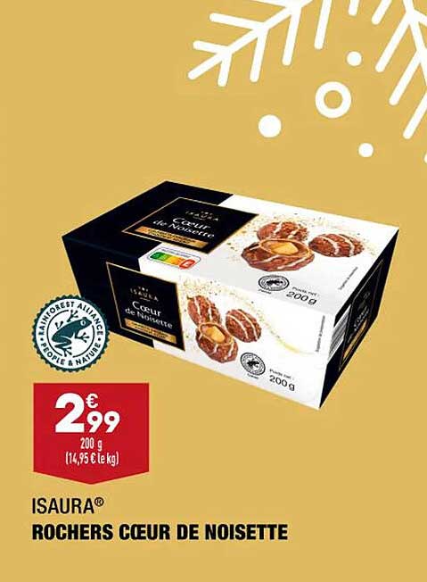 rochers cœur de noisette isaura