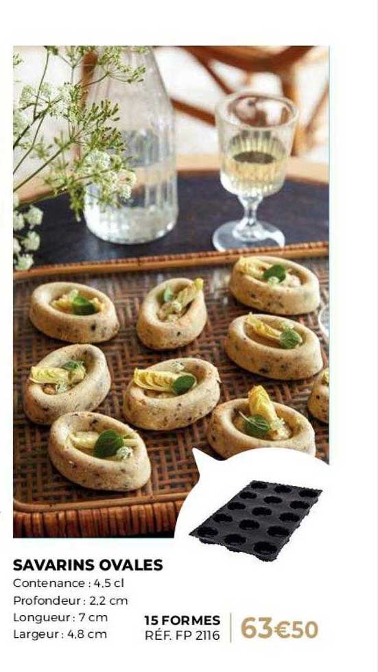 savarins ovales