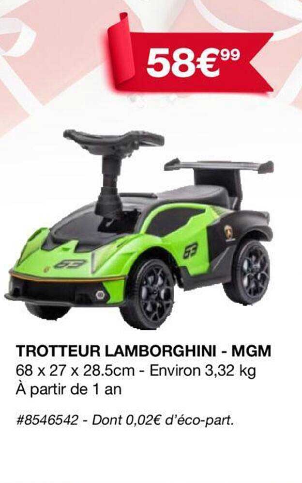 trotteur lamborghini - mgm