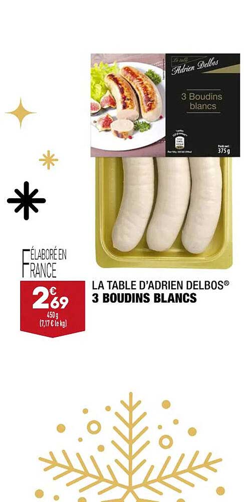 3 boudins blancs la table d'adrien delbos