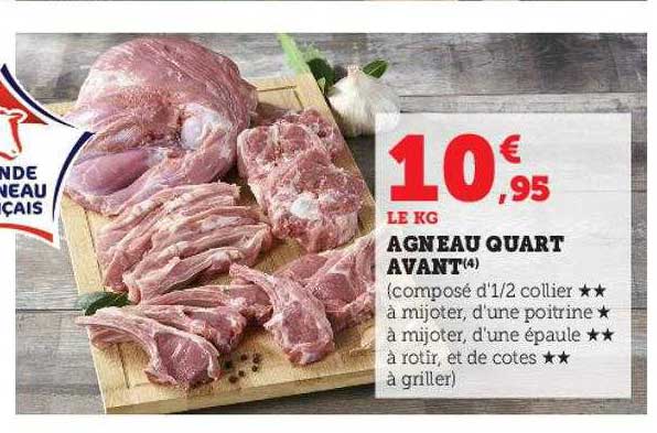 agneau quart avant