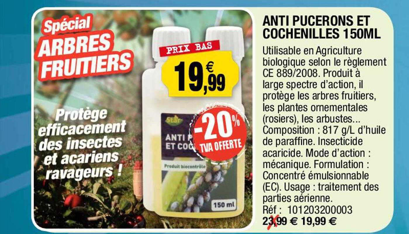 anti pucerons et cochenilles 150ml