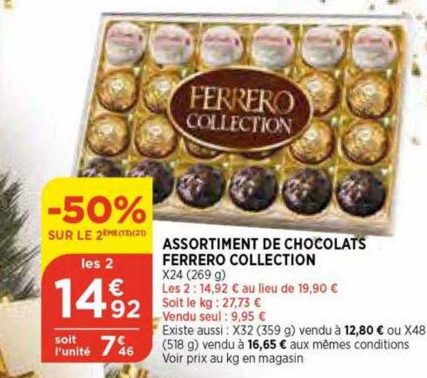 Assortiment De Chocolats Ferrero Collection