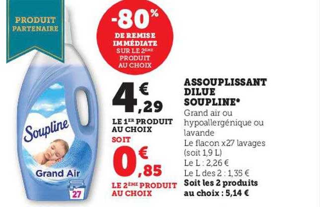 Assouplissant Dilué Soupline