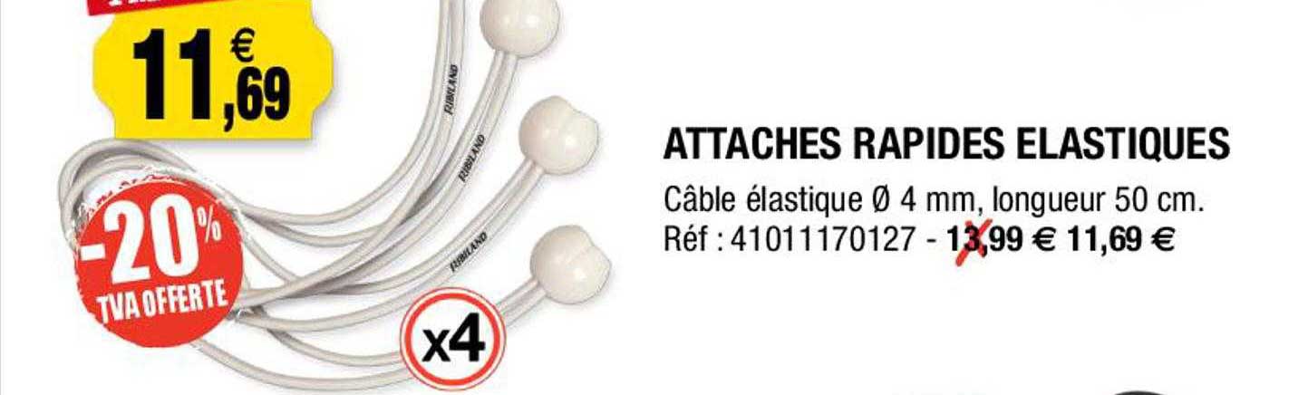 attaches rapides élastiques