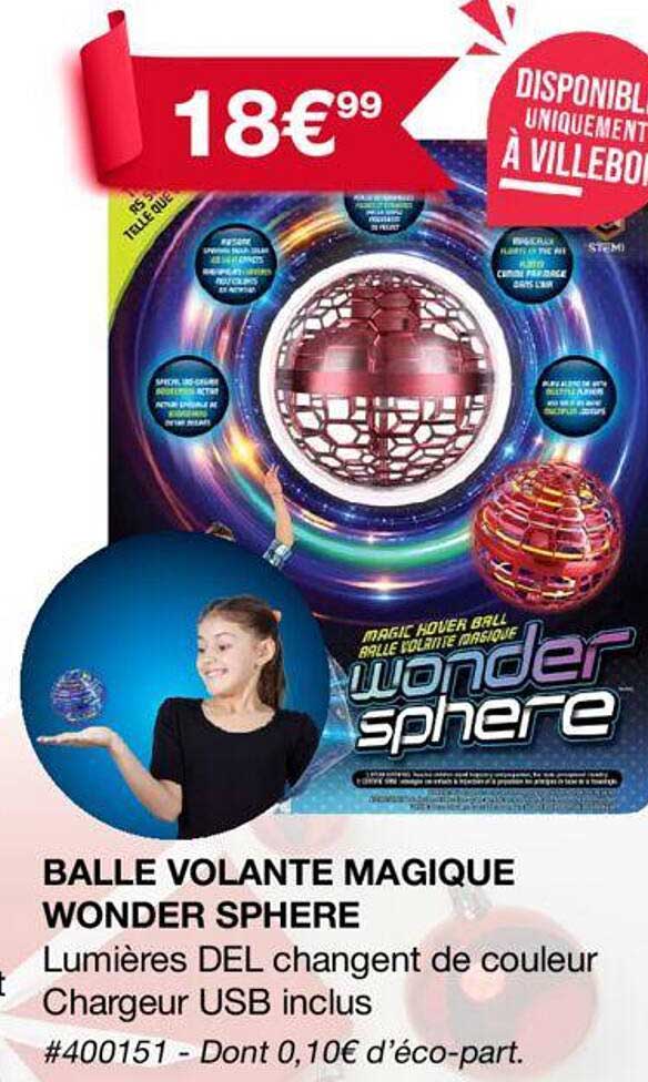 balle volante magique wonder sphère