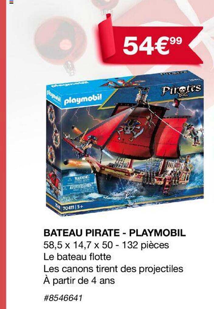 bateau pirate - playmobil