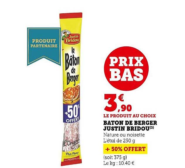 bâton de berger justin bridou