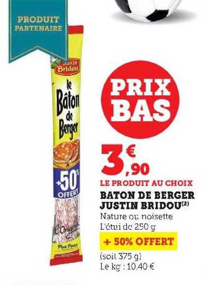 bâton de berger justin bridou