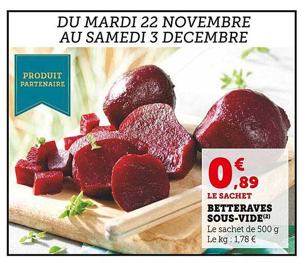 betteraves sous-vide