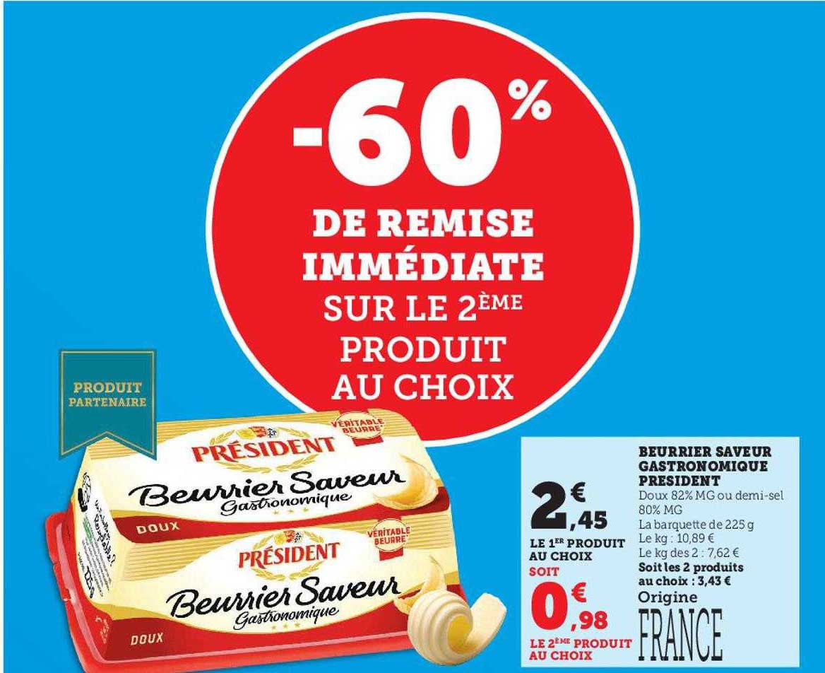 Beurrier Saveur Gastronomique Président