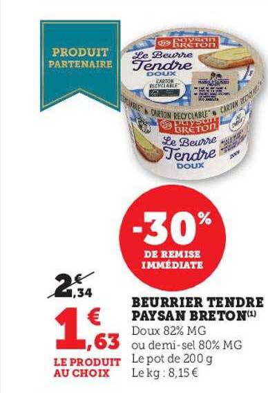 beurrier tendre paysan breton