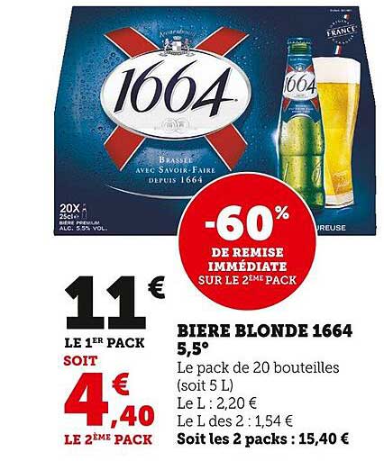 Bière Blonde 1664 5,5°