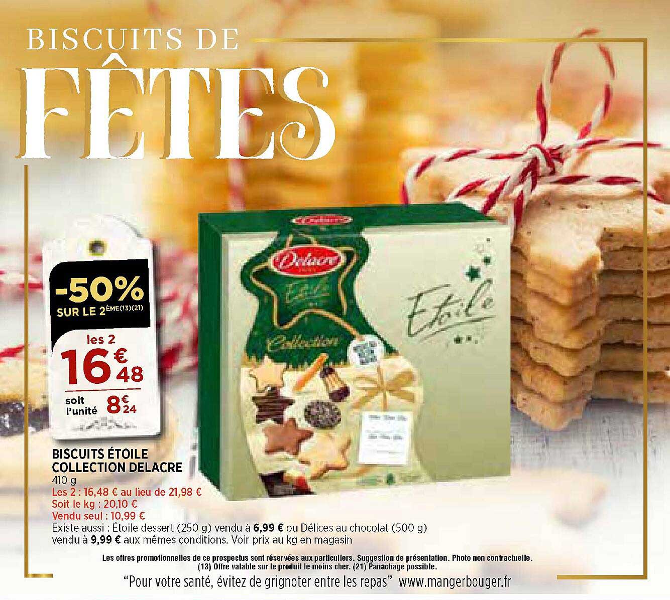 Biscuits étoile Collection Delacre