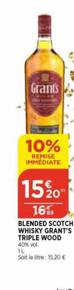 Blended Scotch Whisky Grant's Triple Wood