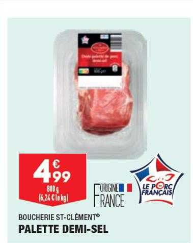 boucherie st-clément palette demi-sel